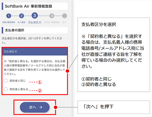 ソフトバンクエアー本人確認書類のアップロード⑤